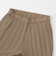 【ウォッシャブル】デシンプリーツワイドパンツ