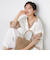 【SANYO Style EDITION掲載】【ウォッシャブル】アイレットメッシュレイヤードニット