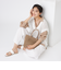 【接触冷感】【ウォッシャブル】シアーボイルロングシャツ