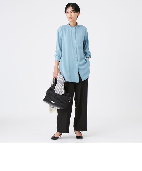 ウォッシャブル】ﾊﾟｯﾁﾜｰｸﾆｯﾄｽﾄｰﾙ｜エヴェックス バイ クリツィア