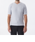 ウォッシャブルワッフルニットTシャツ