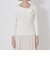 【La maglia】アシンメトリー　フリルニットプルオーバー