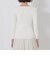 【La maglia】アシンメトリー　フリルニットプルオーバー