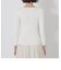 【La maglia】アシンメトリー　フリルニットプルオーバー