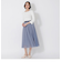 【EPOCA STORIA】フリルコンビ　ニットプルオーバー《WEB＆EPOCA THE SHOP店舗限定》