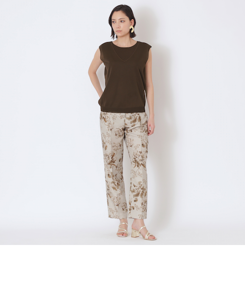 レーヨンナイロンストレッチ レイヤードニット｜エポカの通販｜&mall