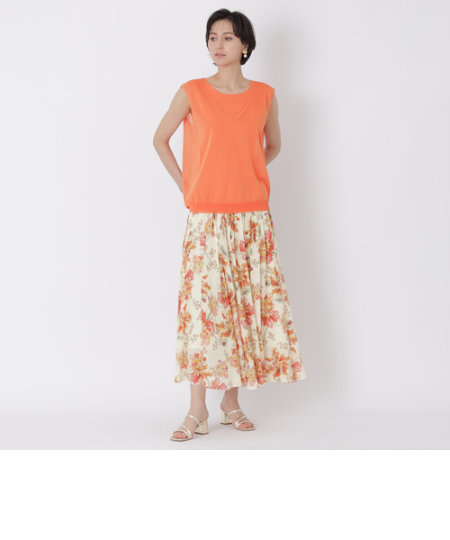 レーヨンナイロンストレッチ レイヤードニット｜エポカの通販｜&mall