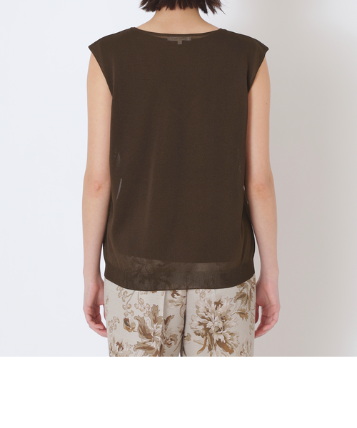 レーヨンナイロンストレッチ レイヤードニット｜エポカの通販｜&mall