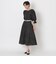 ドットジャカード　フレアスカート