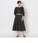 ドットジャカード　フレアスカート