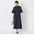 【川上さやか×EPOCA STORIA】コットンナイロンストレッチ　シャツドレス《WEB＆EPOCA THE SHOP店舗限定》