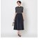 【EPOCA Marino】シャンブレータフタコンビ　ニットドレス