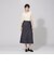 クリーンデニム　セミフレアスカート