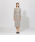 【EPOCA DI BASE】 コンパクトウールフラノ カシュクールドレス 《WEB＆一部店舗限定》
