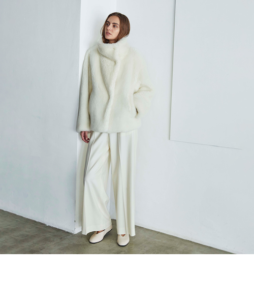 ウールパイルファー ショートコート｜エポカの通販｜&mall（アンド