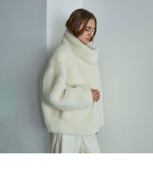 ウールパイルファー ショートコート｜エポカの通販｜&mall（アンド