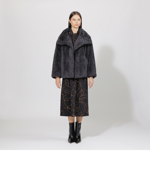 ウールパイルファー ショートコート｜エポカの通販｜&mall（アンド