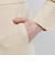 コンパクトダブルクロス テーパードパンツ