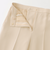 コンパクトダブルクロス テーパードパンツ