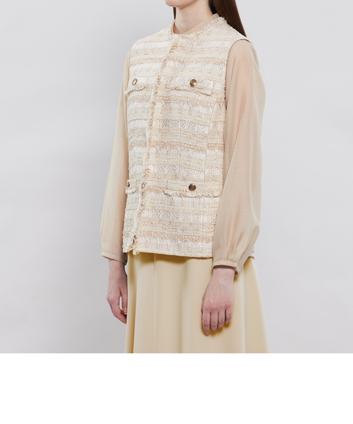 ファンシーツィード ノーカラージレ｜エポカの通販｜&mall（アンド