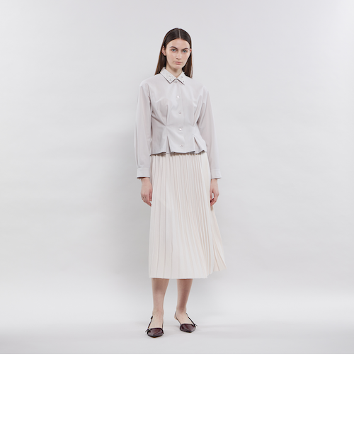 キュプラナイロン ニットプリーツスカート｜エポカの通販｜&mall