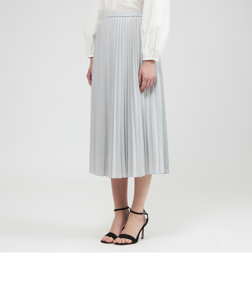 EPOCA STORIA】 ライトタフタ プリーツスカート 《WEB＆EPOCA