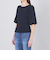 【La maglia】 ギャザースリーブニットプルオーバー