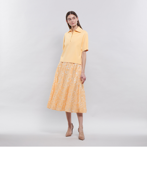 シアーフィオーレジャカード フレアスカート｜エポカの通販｜&mall