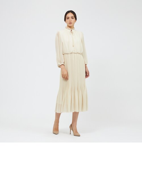 とろこ！エポカsize38 ドライジョーゼット プリーツワンピース ドライジョーゼット プリーツワンピース(ワンピース)｜EPOCA(エポカ)の