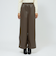 シンセティックレザー ワイドパンツ
