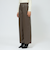 シンセティックレザー ワイドパンツ
