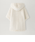 【LEMONPLET】エコファーフーデッドポンチョ《WEB＆EPOCA THE SHOP店舗限定》