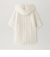 【LEMONPLET】エコファーフーデッドポンチョ《WEB＆EPOCA THE SHOP店舗限定》