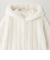 【LEMONPLET】エコファーフーデッドポンチョ《WEB＆EPOCA THE SHOP店舗限定》
