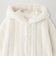 【LEMONPLET】エコファーフーデッドポンチョ《WEB＆EPOCA THE SHOP店舗限定》