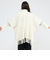 【La maglia due】 フリンジニットケープ