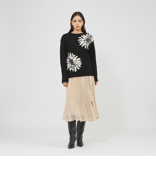 ビッグフラワーニットプルオーバー｜エポカの通販｜&mall（アンド