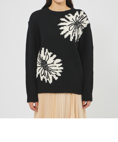 ビッグフラワーニットプルオーバー｜エポカの通販｜&mall（アンド