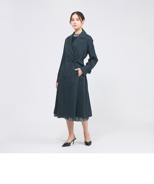ライトタフタ ベルテッドコート｜エポカの通販｜&mall（アンドモール