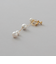 アシンメトリーパールイヤリング