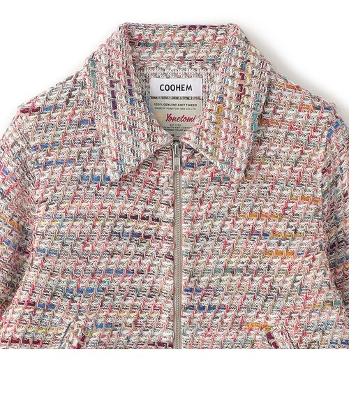 COOHEM】ツイルツイードジャケット《WEB＆EPOCA THE SHOP店舗限定