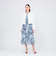 フィオーレローンプリント カシュクールワンピース