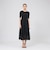 シアーコットンナイロン ニットワンピース