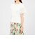 【La maglia estate】 メッシュパフスリーブ ニットプルオーバー