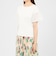 【La maglia estate】 メッシュパフスリーブ ニットプルオーバー