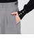 プレーンウィーブストレッチ ワイドストレートパンツ