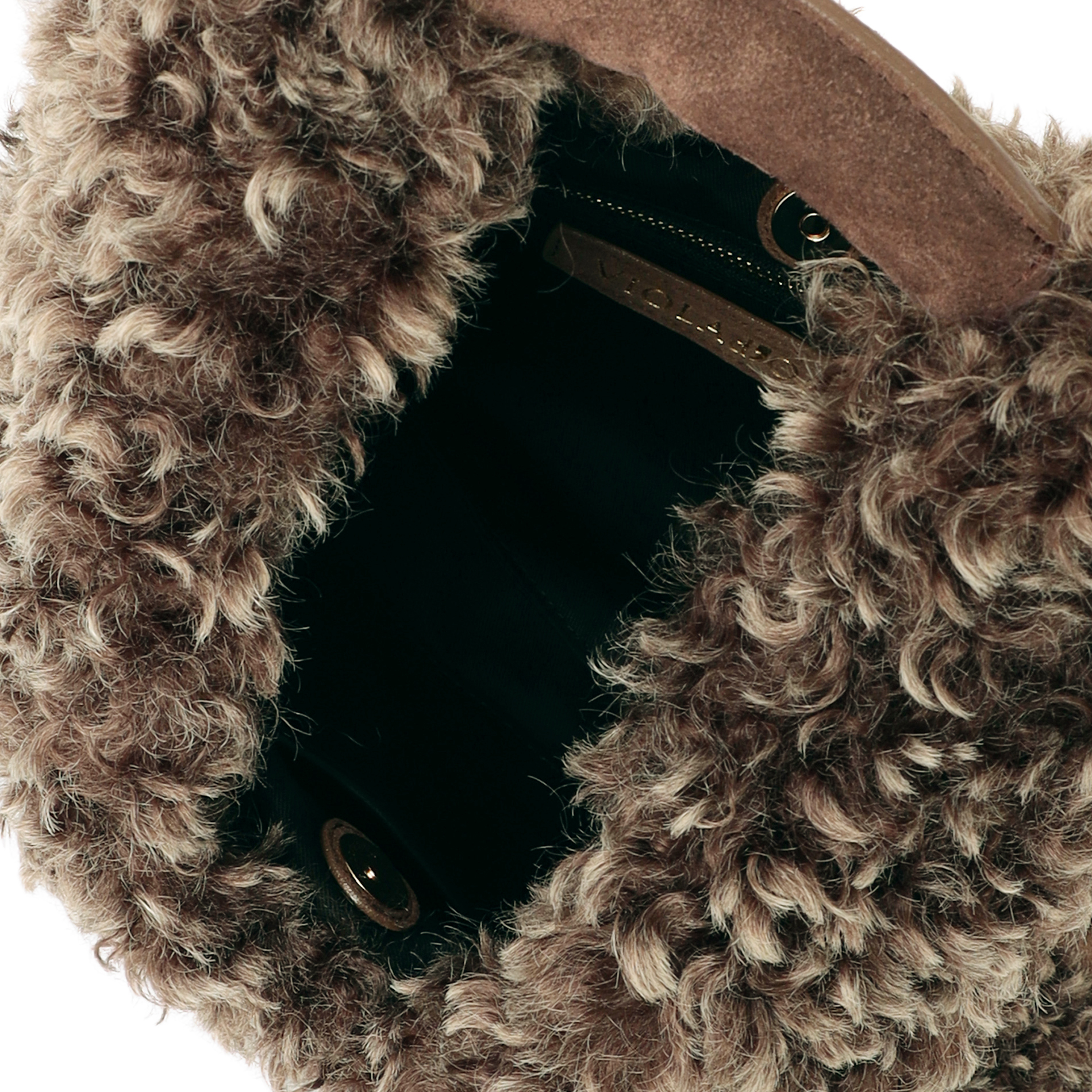 【VIOLAd'ORO】エコファーハンドバッグ《WEB＆EPOCA THE SHOP店舗限定》