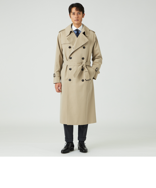 極美品✨ 参考価格12万円　カラー　Kolor トレンチコート　ゴールド金具 ステンカラースタンダードコート《撥水加工》 (GT62202-71) | REGAL