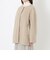 ノーカラーシャギーコート