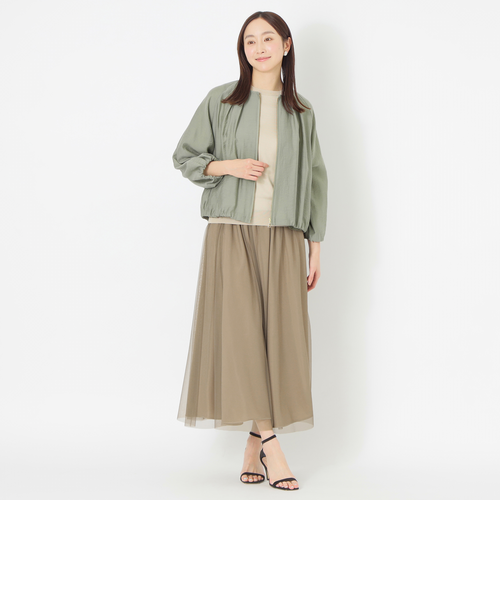 シアーシルクブルゾン｜エス エッセンシャルズの通販｜&mall